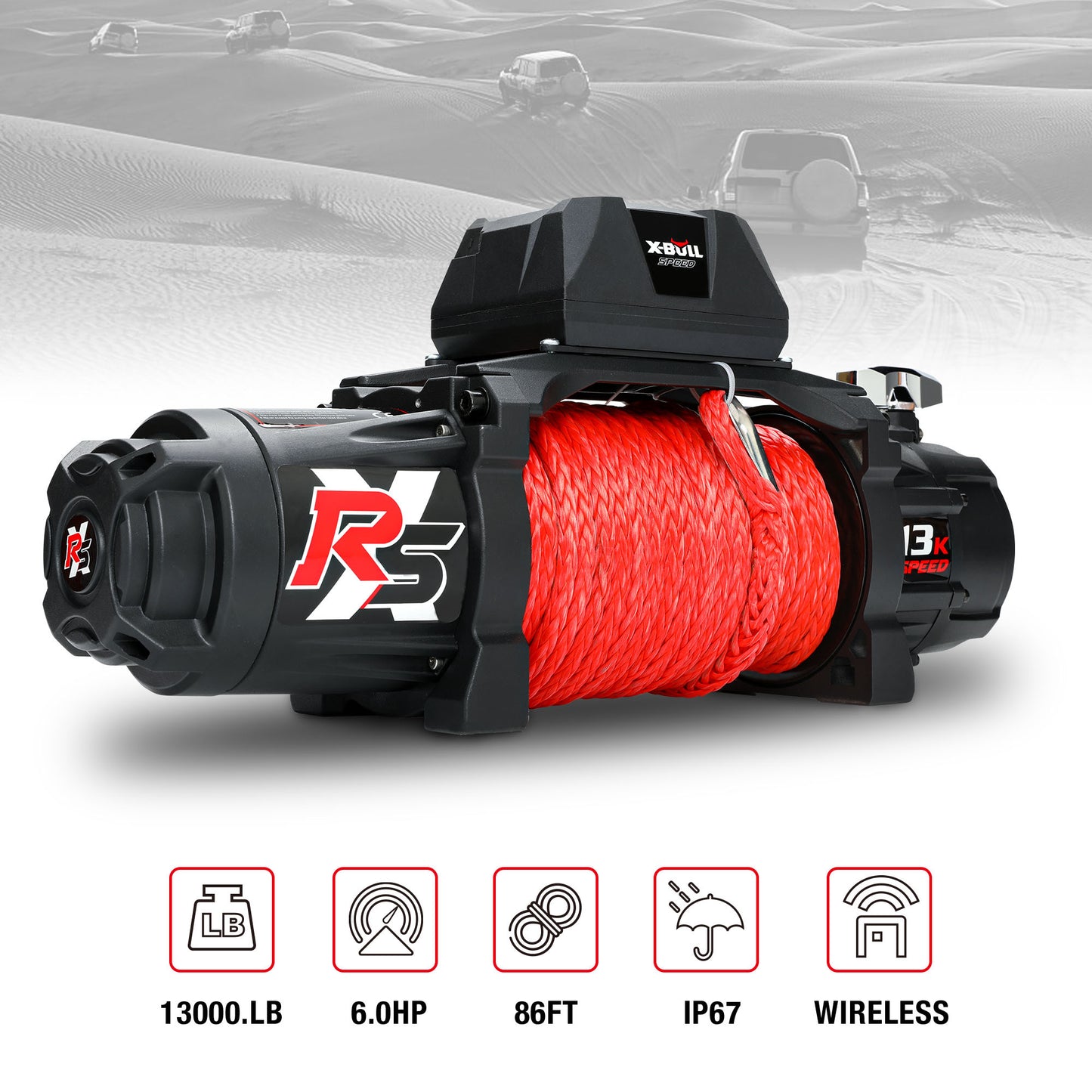 PowerPull Wireless Winch for UTVs & SUVs