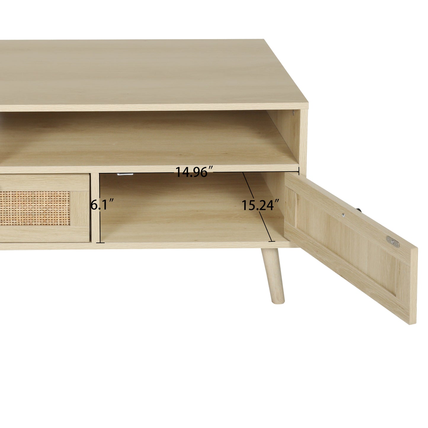 Natural Rattan TV Stand