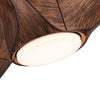 Chic Wood Grain LED Ceiling Fan