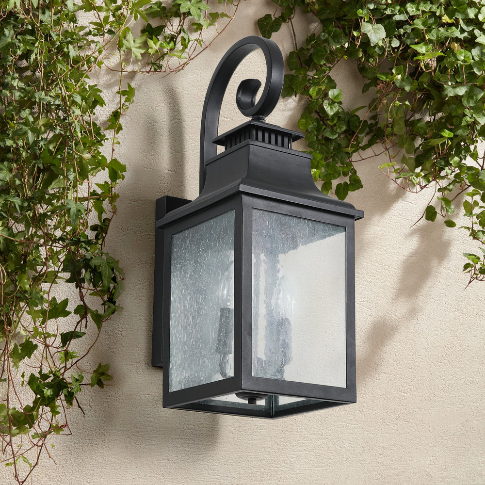 Bright Outdoor Wall Lights with Glass Design