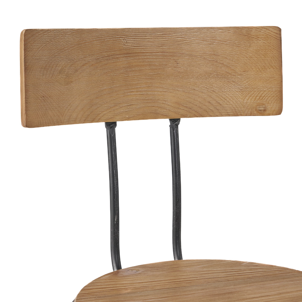 Swivel & Style: Adjustable Barstools with Wood Accent