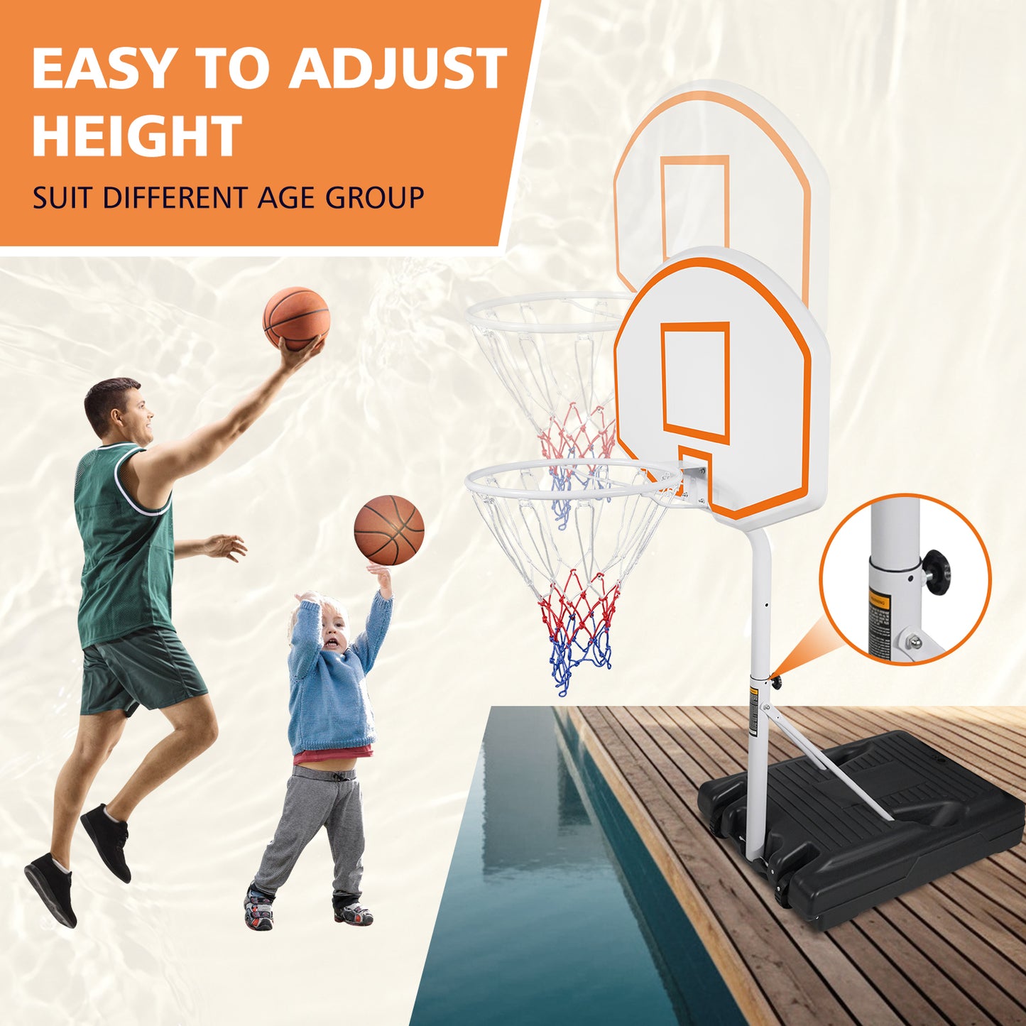 Splash Slam Basketball Hoop