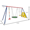 Vibrant Adventure Swing Set