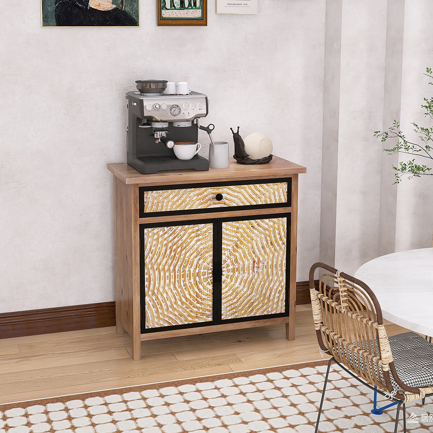 Charming Vintage Storage Cabinet