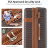 Travel Smart Luggage Set with Packing Cubes & TSA Lock