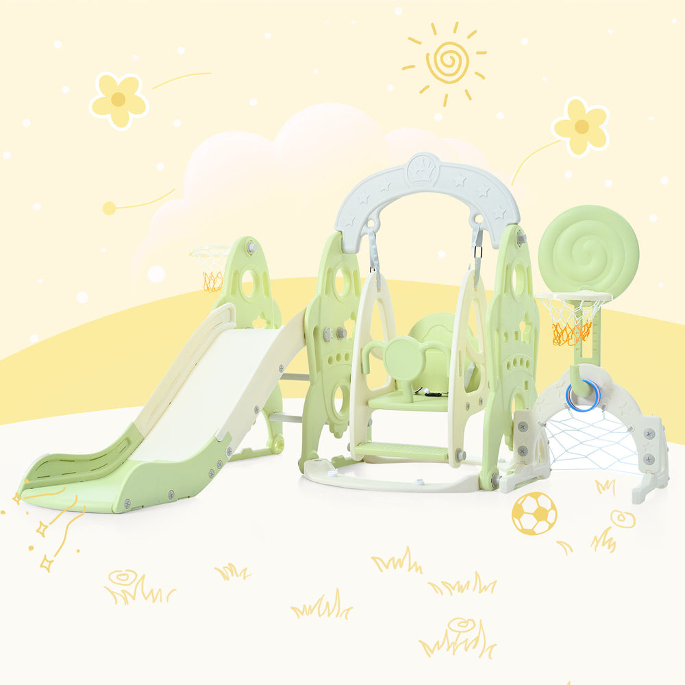 Playtime Adventure Slide and Swing Set