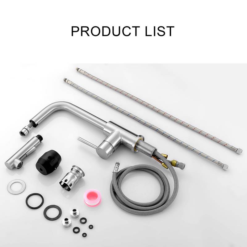 Sleek Pull-Down Kitchen Faucet