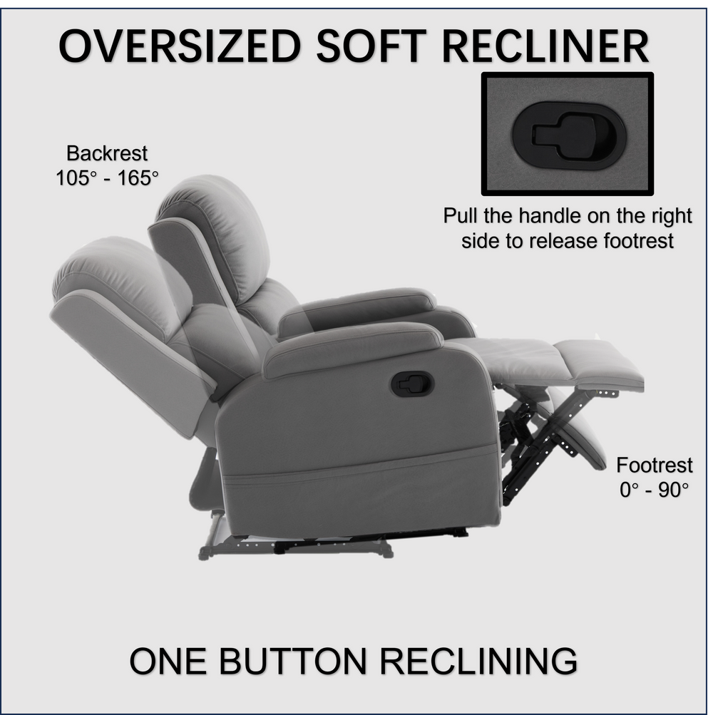 Cozy Comfort Recliner - Modern Adjustable Sofa Chair