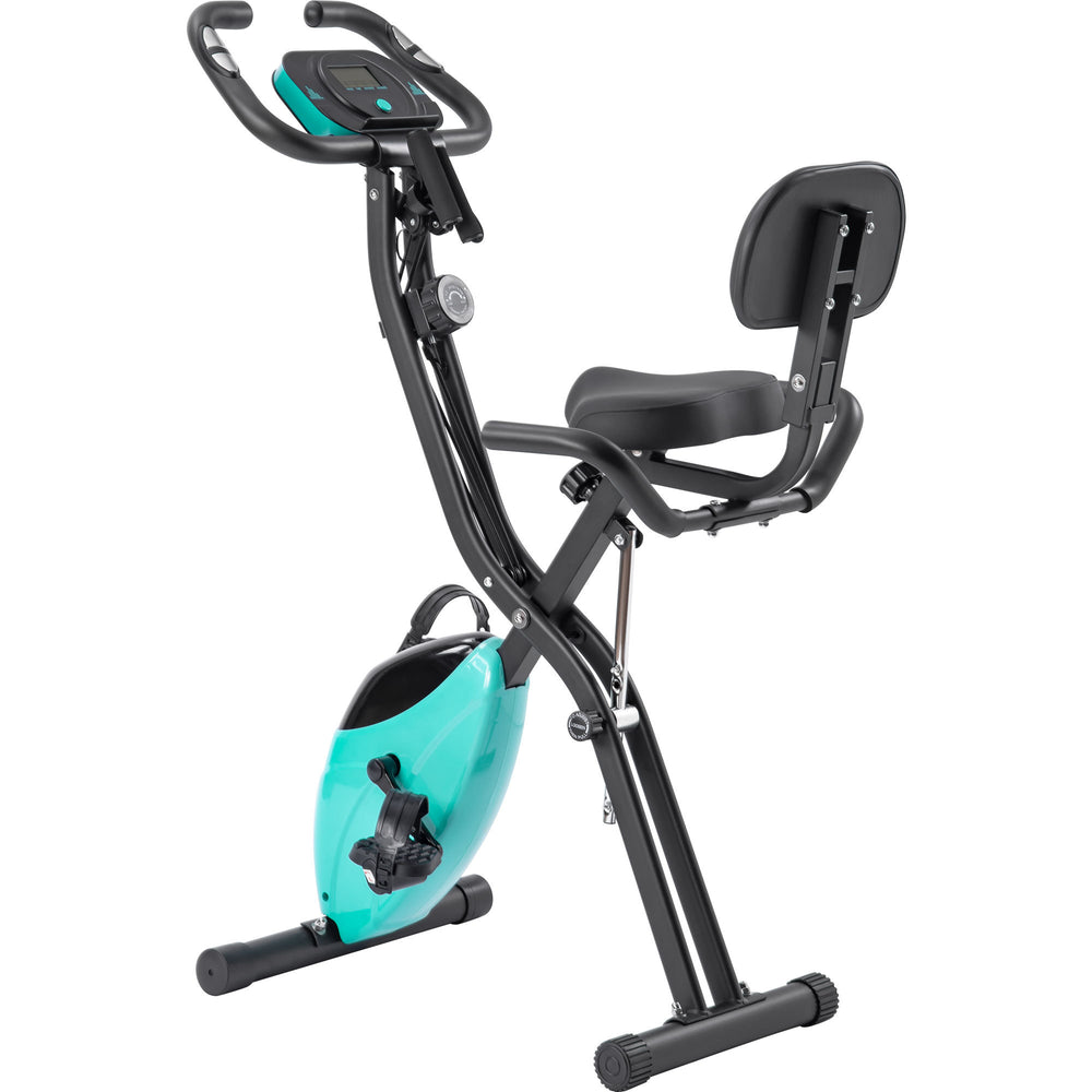 FlexFit Folding Bike: 16 Resistance Levels for Ultimate Comfort and Core Support!