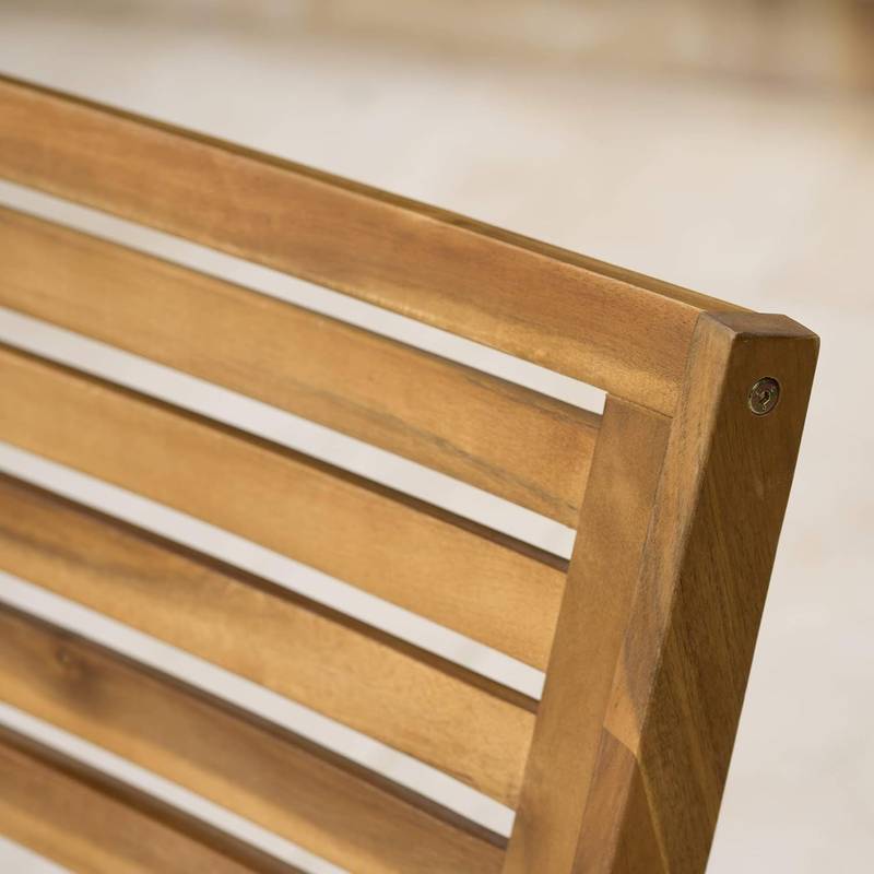 Charming Hermosa Wooden Dining Chairs - Set of Two