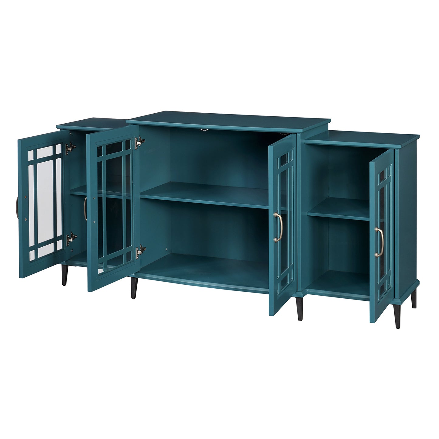 Teal Blue TV Stand & Buffet Charm