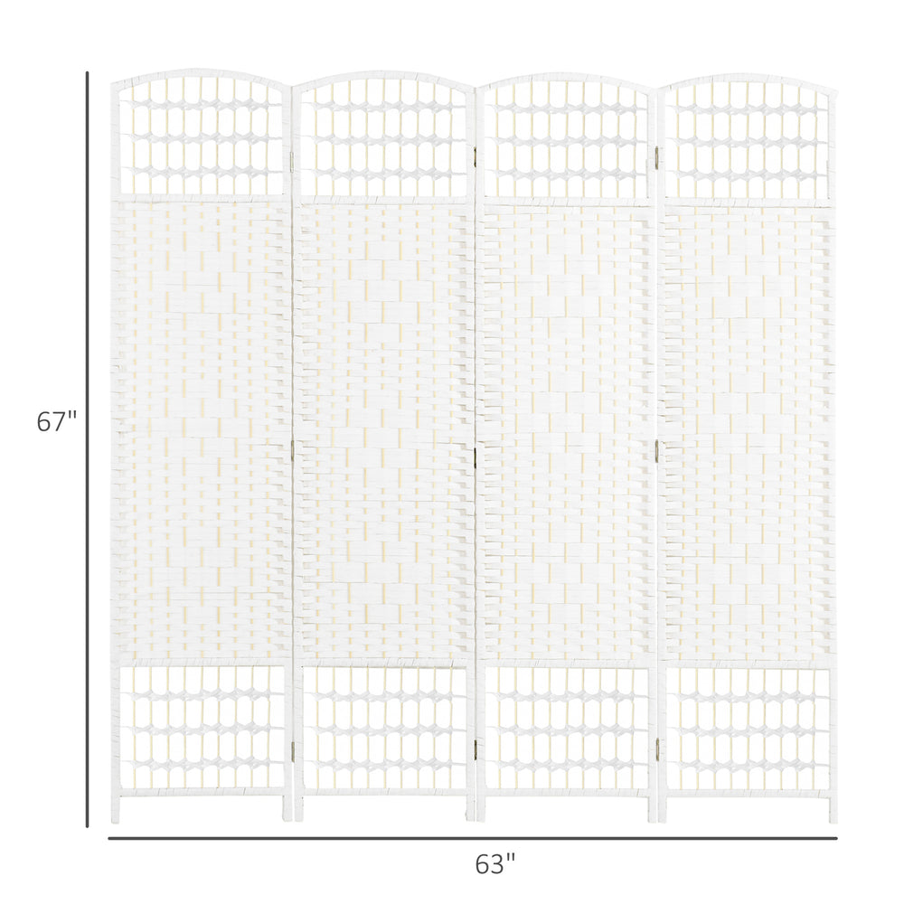 Wave Room Divider - Stylish Folding Privacy Screen for Home and Office