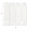Wave Room Divider - Stylish Folding Privacy Screen for Home and Office