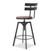 Stylish Metal and Wood Chair