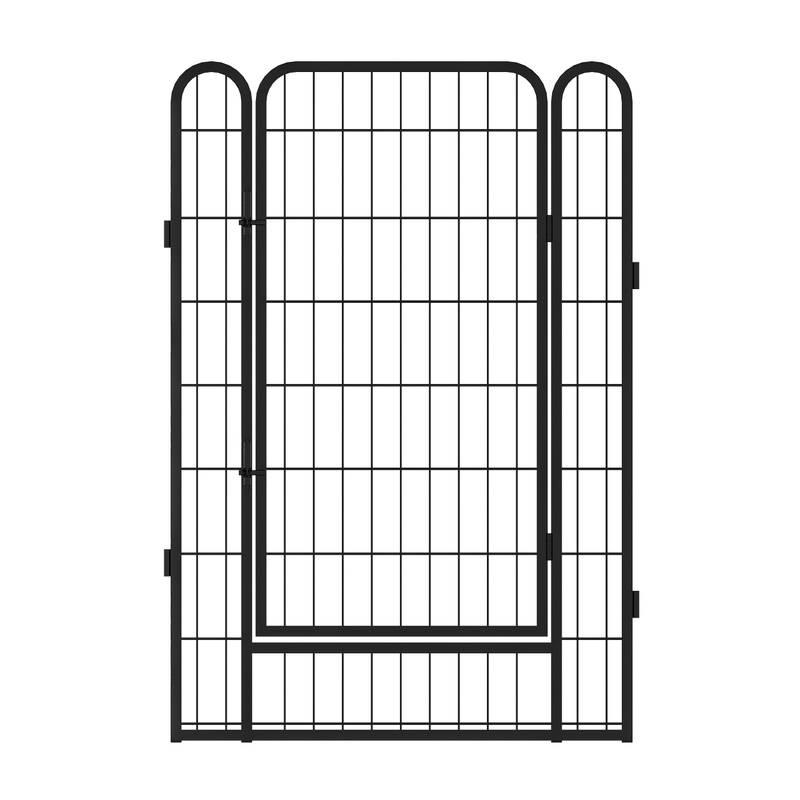 Sturdy Dog Playpen with Gate - Perfect for Indoor & Outdoor Fun!