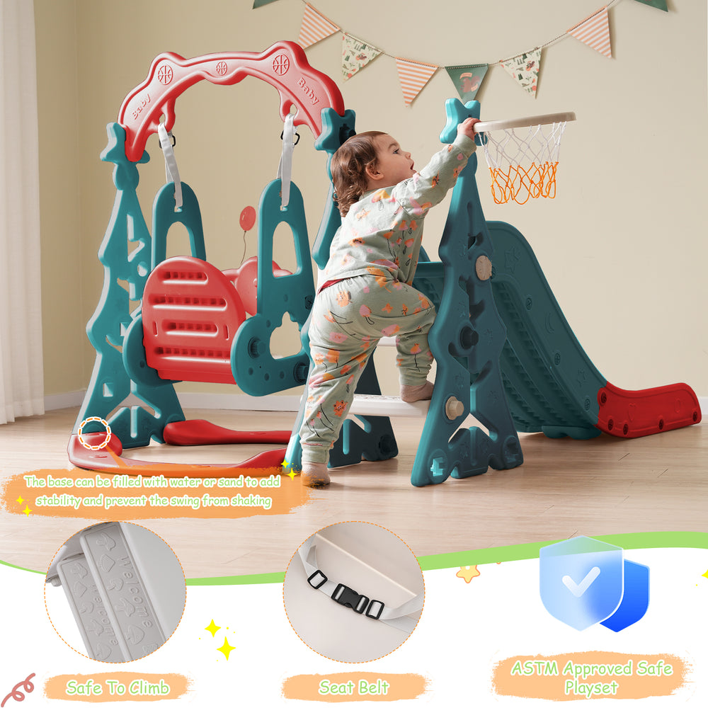 FunTime Slide & Swing Playset