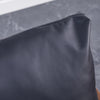 Chic Black Leather Accent Chair