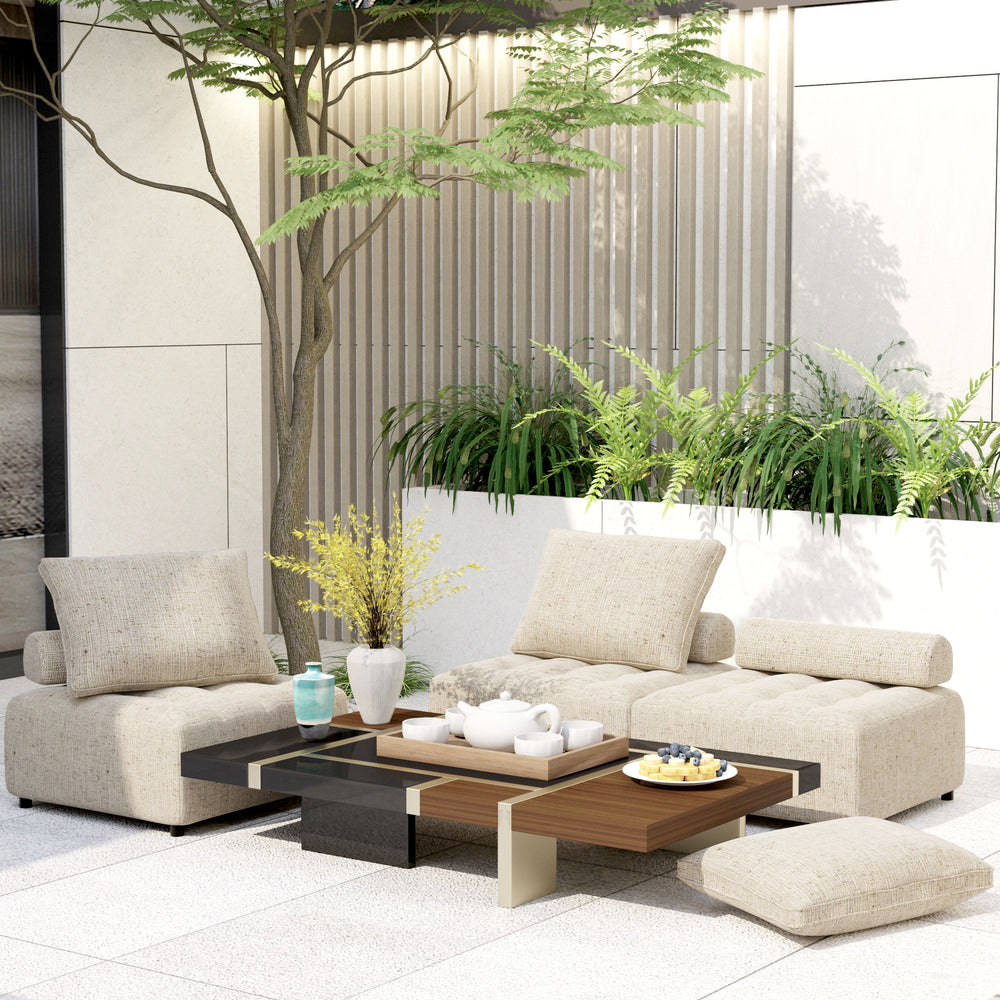 Weather-Ready Outdoor Modular Sofa - Cozy and Stylish!