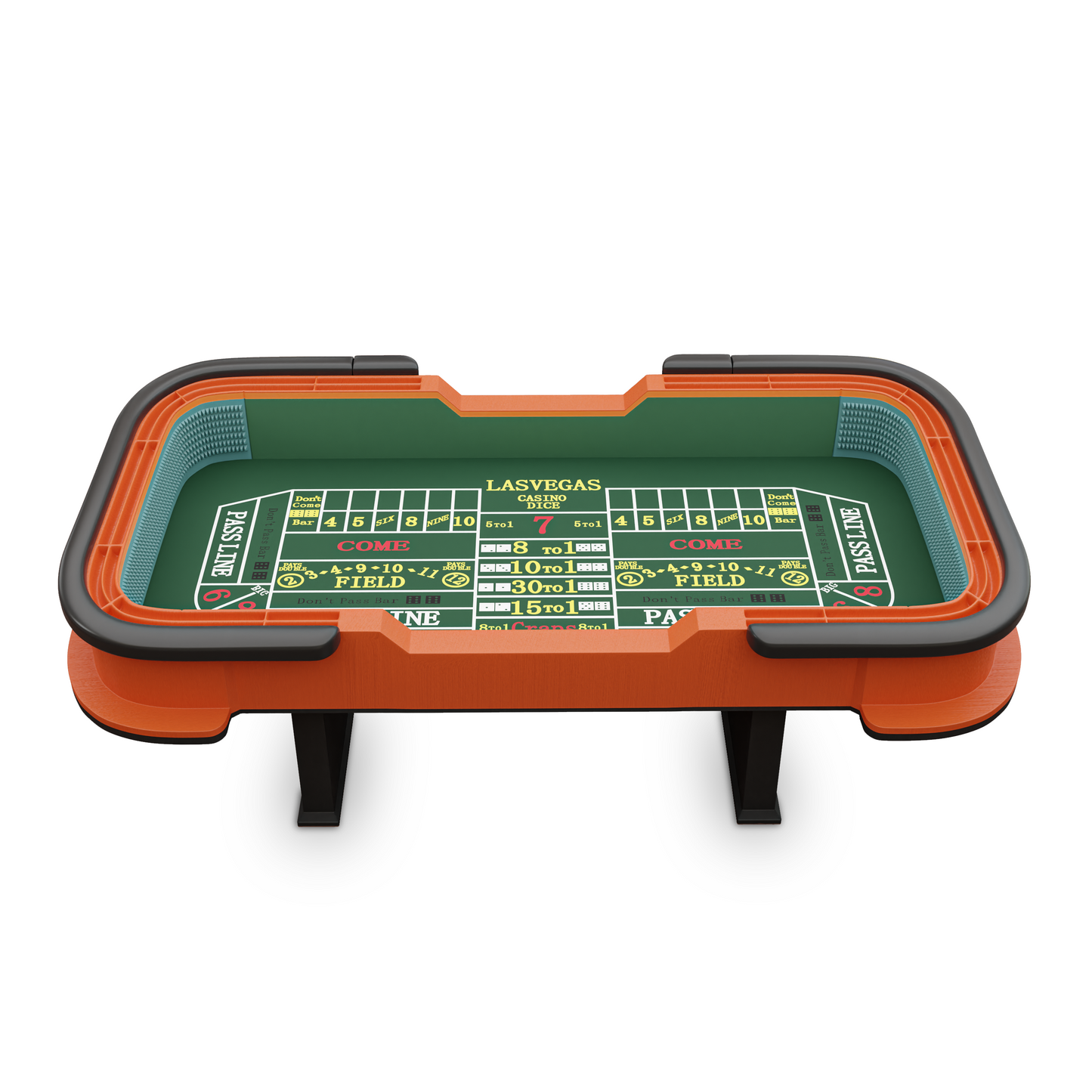 Green Classic Craps & Poker Table Game