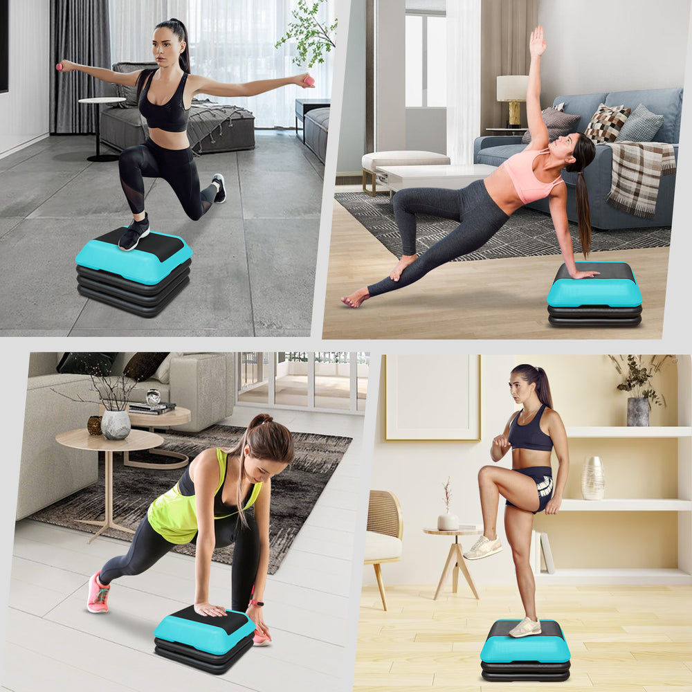 Versatile Green Aerobics Stepper