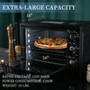 Deluxe Compact Toaster Oven - Efficient and Versatile Baking, Broiling, and Toasting