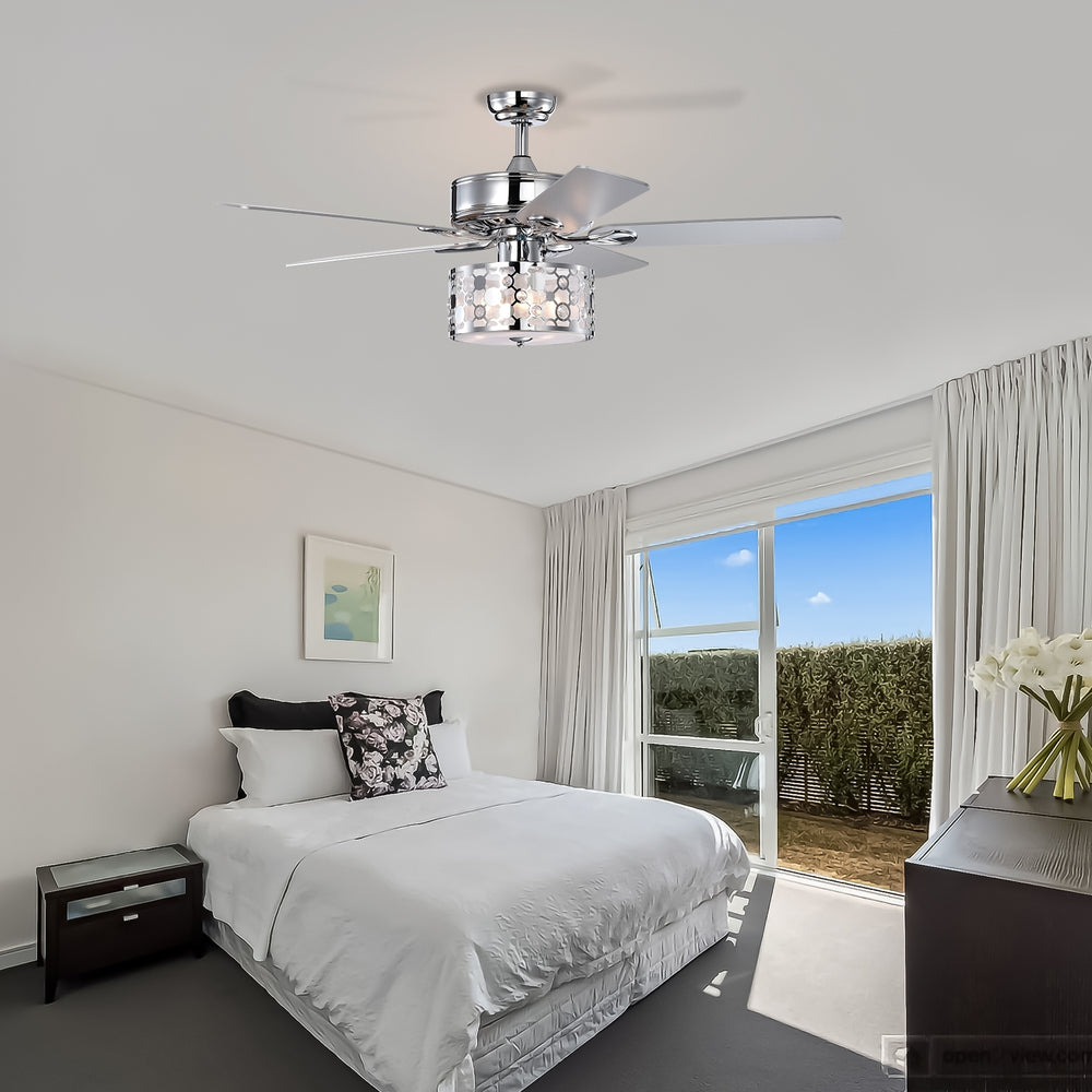 Crystal Breeze Ceiling Fan with Remote