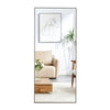 Elegant Full-Length Solid Wood Mirror