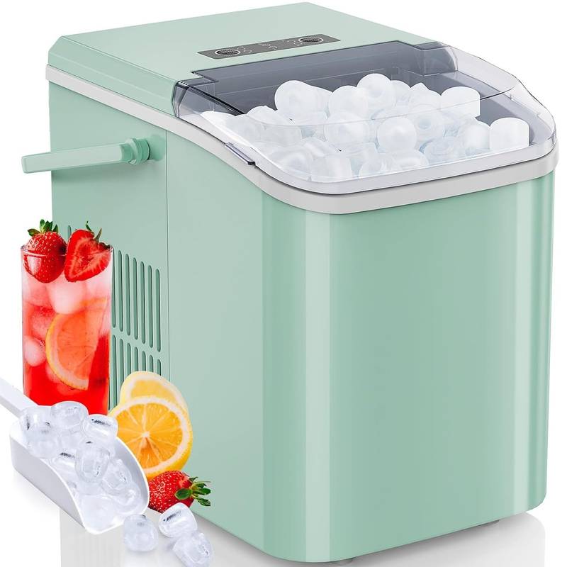 Rapid Chill Ice Maker - Self-Cleaning & Portable!