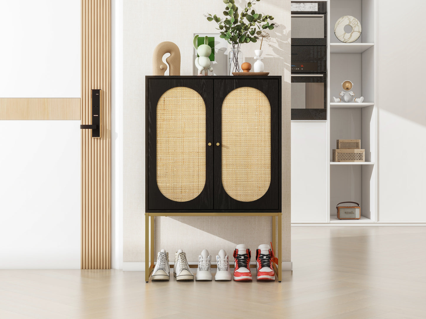 Rattan Charm High Cabinet