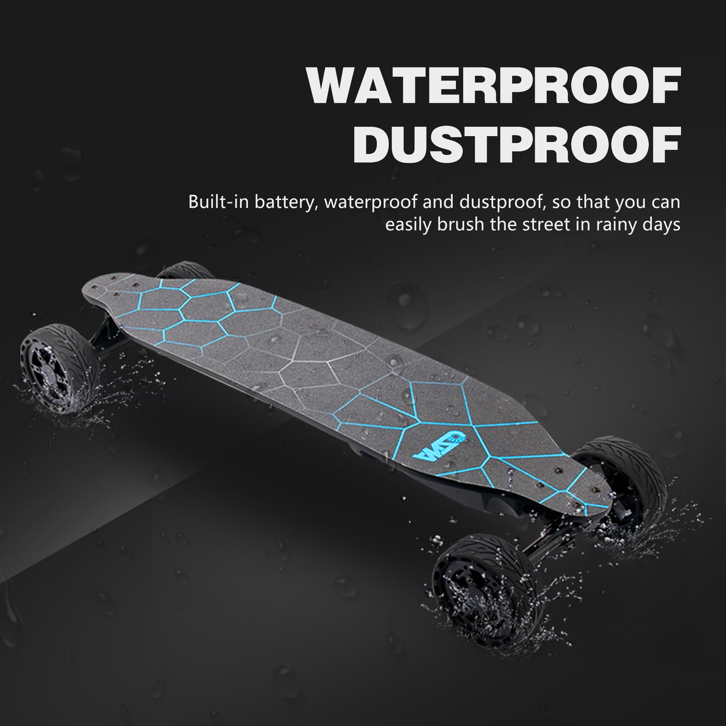 All-Terrain Electric Skateboard - Speed & Adventure Unleashed!