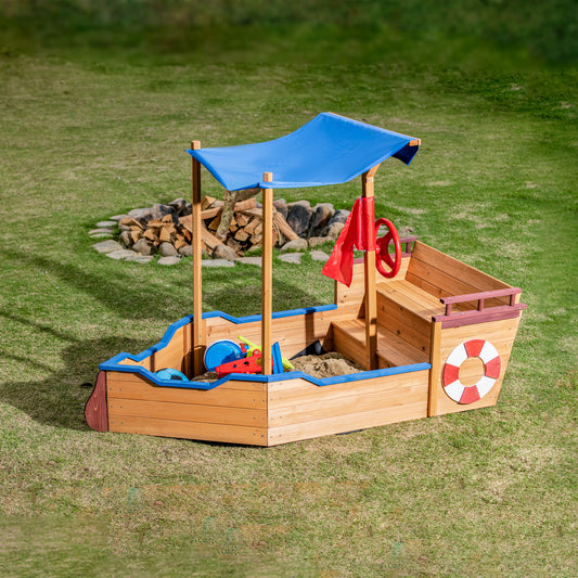 Pirate Ship Play Sandbox