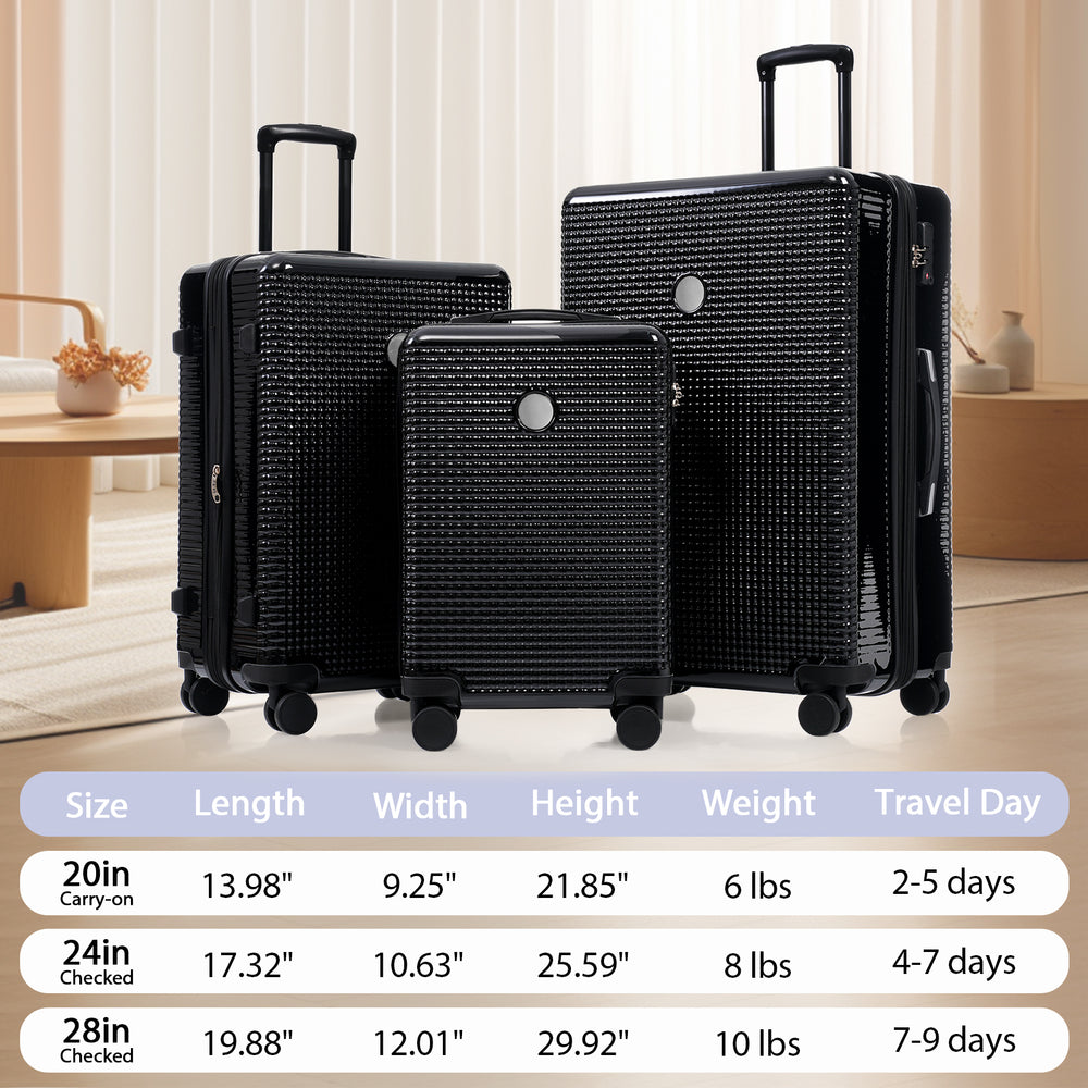 TravelPro Hardshell Luggage Trio