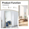 Elegant Full-Length Solid Wood Mirror