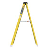 Bright Yellow Fiberglass Step Ladder - Heavy Duty Design