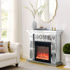 Sparkling TV Fireplace Cabinet