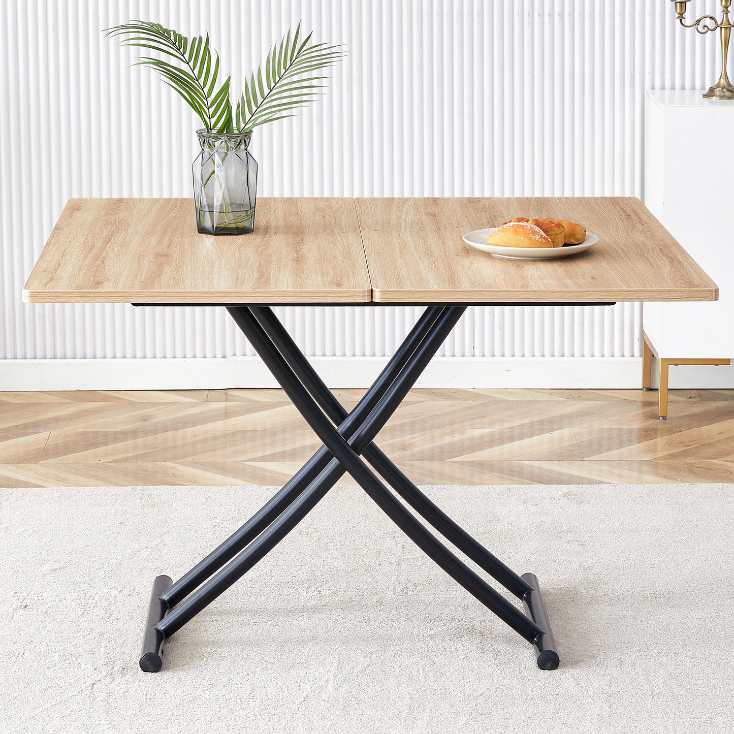 Versatile Lift Table: Modern Minimalist Design for Any Space