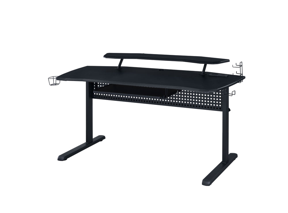 ACME Vildre Black Gaming Table with USB Charging