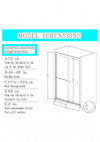 Sleek Chrome Semi-Frameless Double Sliding Shower Door