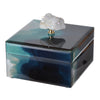 Charming Aqua Stackable Jewelry Box