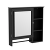 Stylish Wall-Mount Bathroom Cabinet with Mirror & Adjustable Shelves