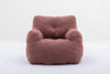 Cozy Teddy Foam Bean Bag Chair