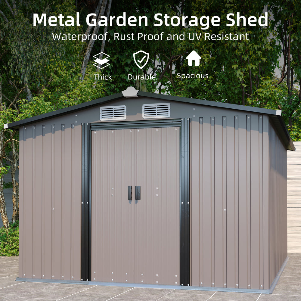 Garden Guardian Metal Shed