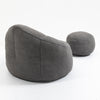 Cozy Foam Lounge Chair with Footrest