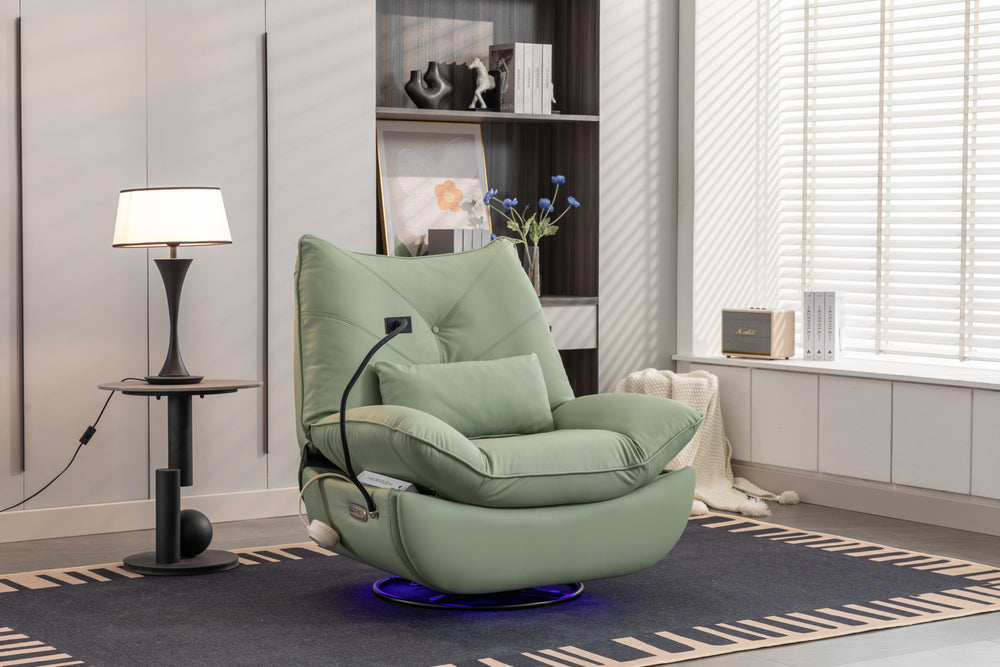 Cozy Power Recliner with USB & Ambient Light