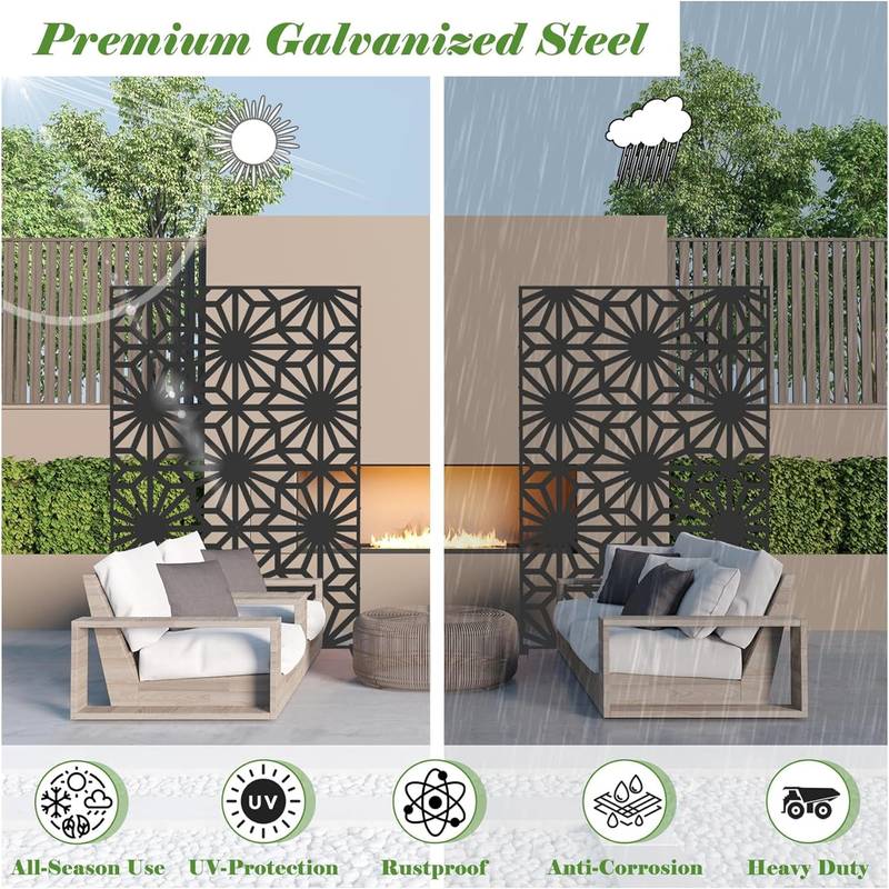 Sunflower Privacy Screen - Stylish Outdoor & Indoor Solution