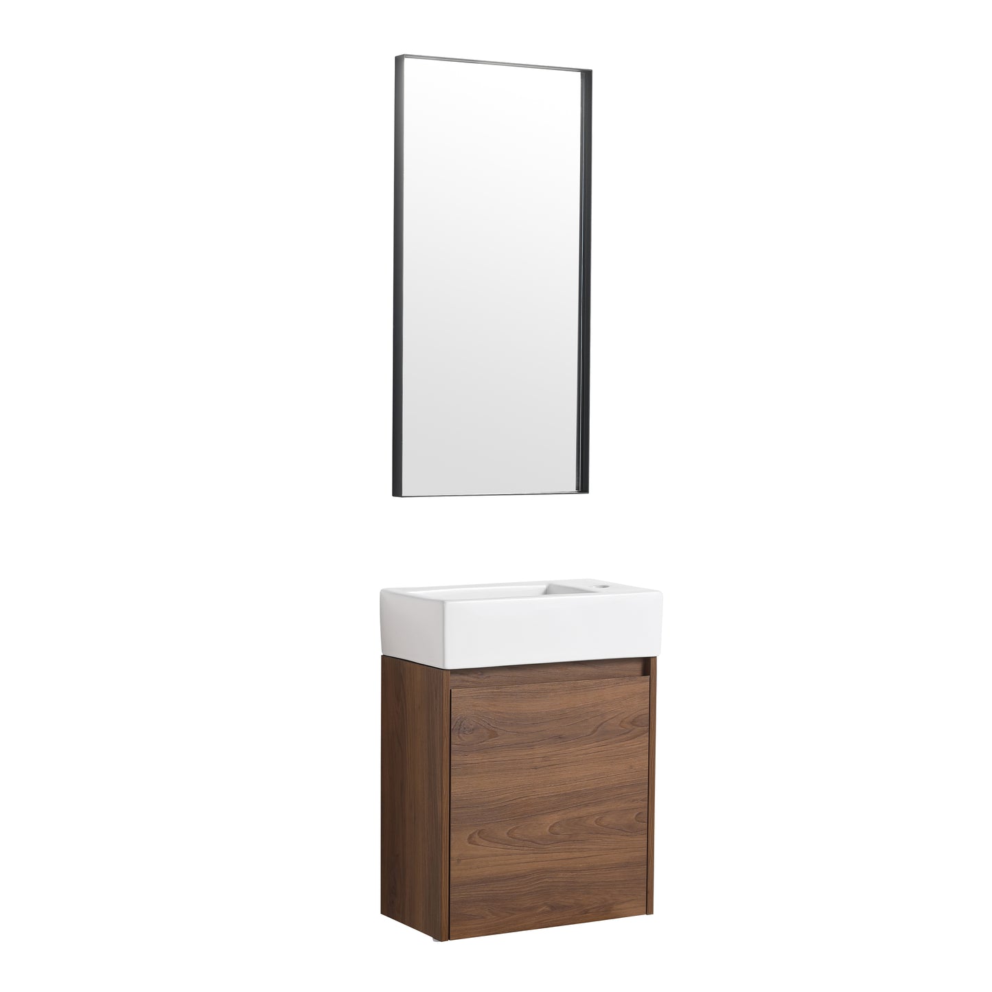 Compact Elegance: Floating Bathroom Vanity