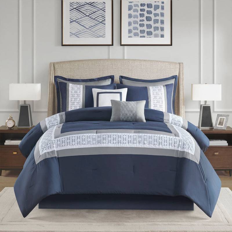 Cozy Embroidered Comforter Set