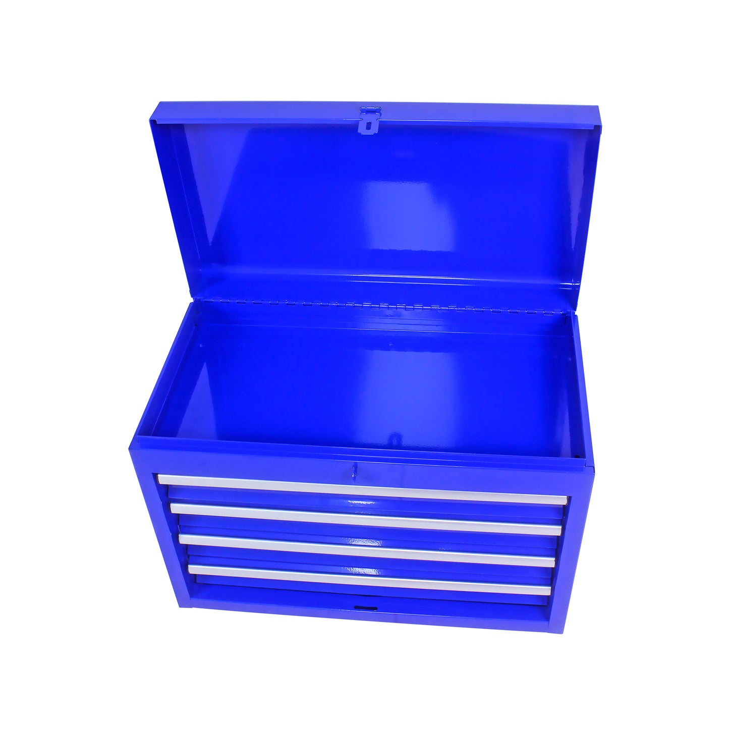 Versatile Blue Tool Chest with Adjustable Shelf