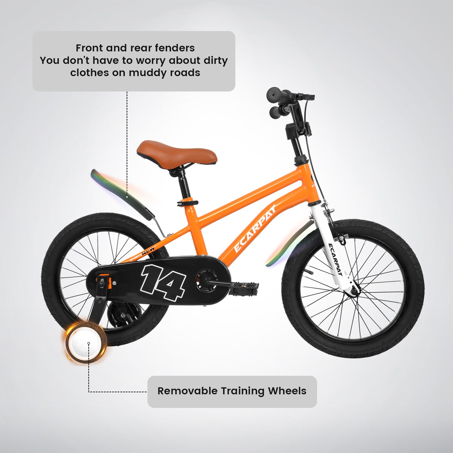 FunRide Kids Bike with Training Wheels