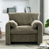 Cozy Green Chenille Lounge Chair